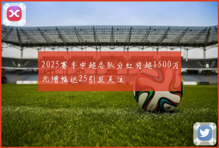 2025赛季中超各队分红将超1500万元增幅达25引发关注