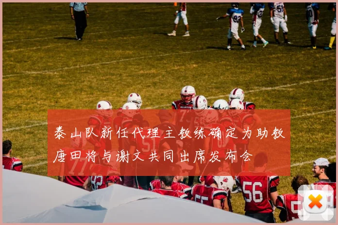 泰山队新任代理主教练确定为助教唐田将与谢文共同出席发布会
